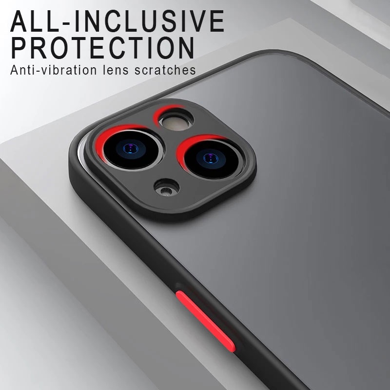 Ốp điện thoại nhám chống sốc cho iPhone 11 Pro 7 8 6 6s Plus X Xs Max Xr SE 2020 SE2