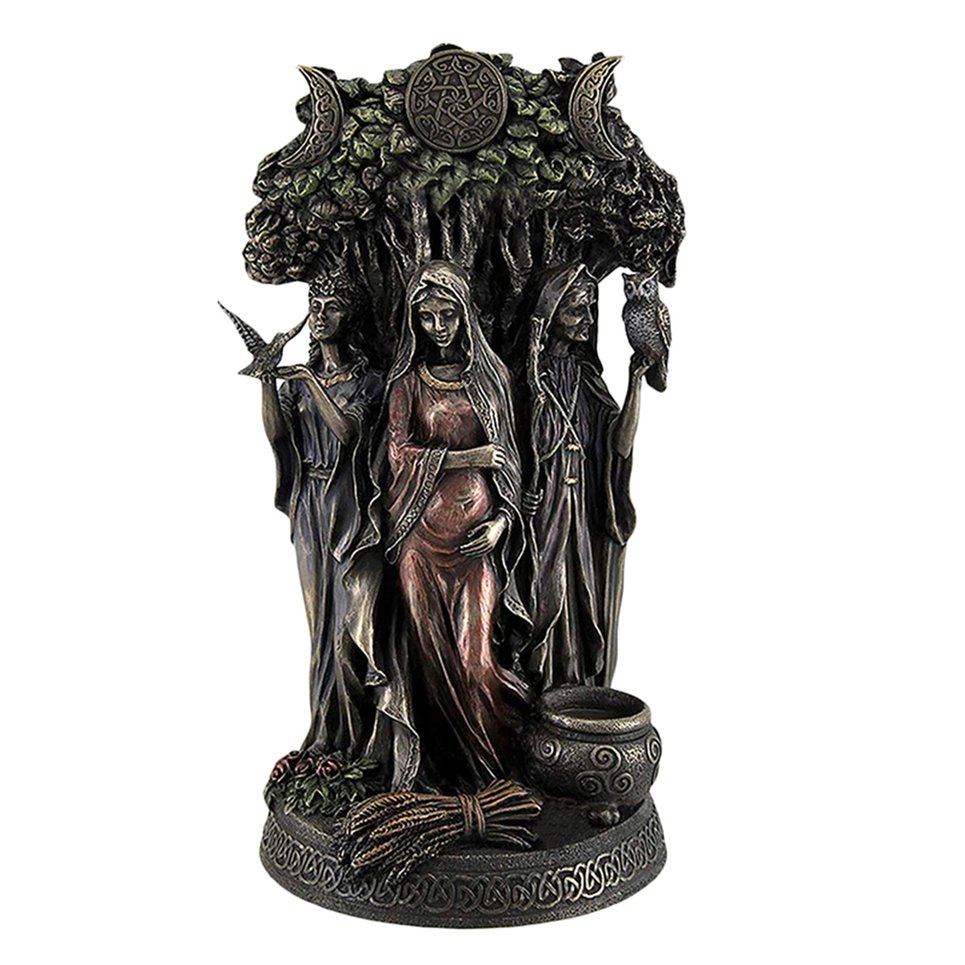 Resin Statues Danu Irish Triple Goddess Cast Statue Carved Goddess ...