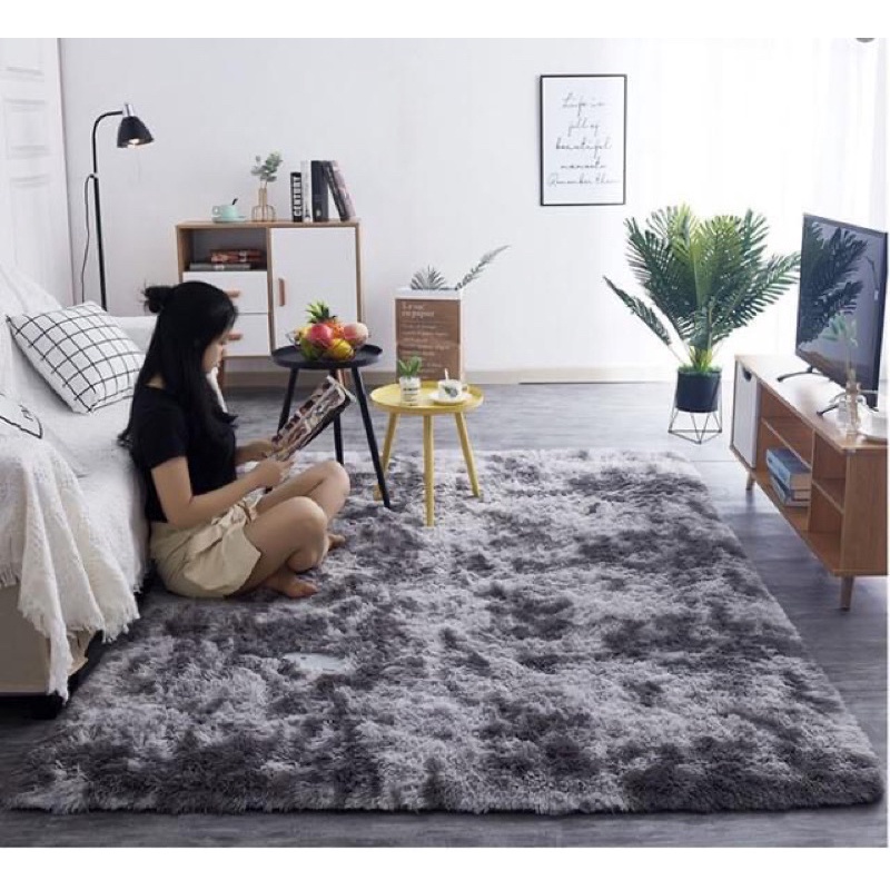 Thảm Lông Trải Sàn Phòng Ngủ - Thảm Lót Sàn Sofa Hàng Chuẩn Giá Đẹp 1m6 x 1m2