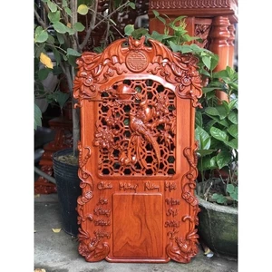 đốc lịch gỗ hương đá , hương đỏ 67x39
