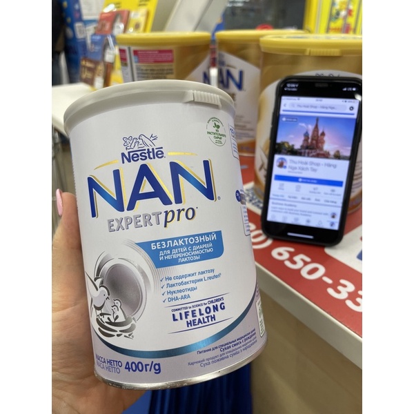 Sữa bột NAN EXPERT PRO dành cho trẻ từ 0-3 tuổi hộp 400g xuất xứ Nga ...