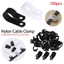 VVDZA 100 Chiếc Kẹp Cáp Nylon Bán Chạy Phụ Kiện Điện Kim Loại Hữu Ích Dây Ống Dây Chốt