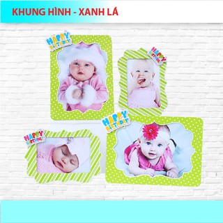 (7 MÀU ) KHUNG HÌNH GIẤY THEO MÀU-SET 4 KHUNG