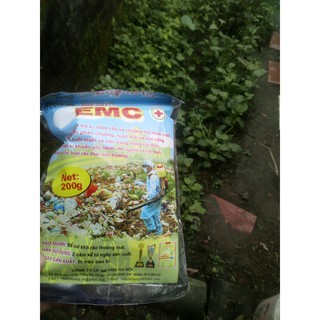 Men xử lý rác hữu cơ EMC 200g – Chế phẩm vi sinh xử lý chất thải rác thải hiệu quả