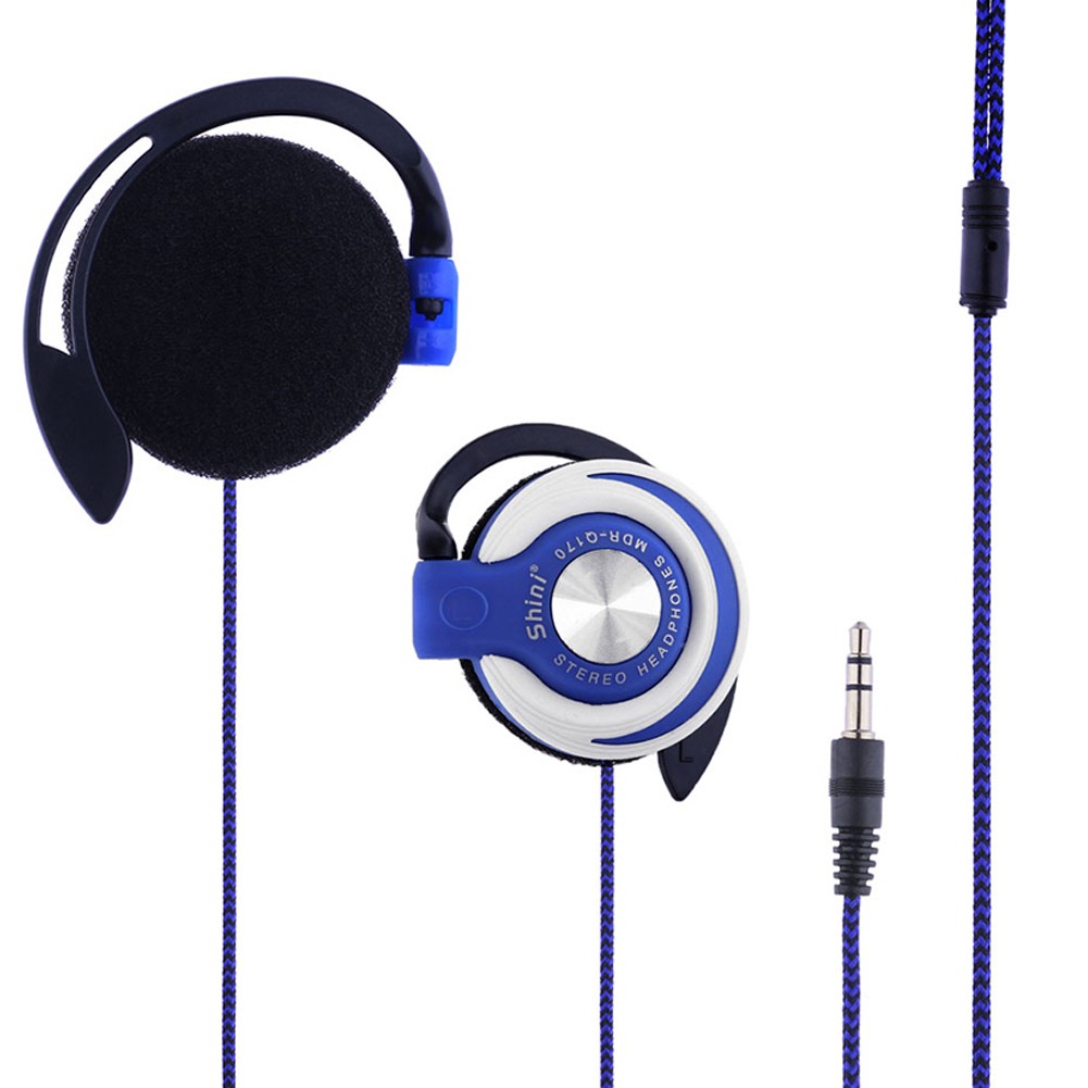 Tai Nghe Kẹp Tai Jack 3.5mm Bass Trầm Thiết Kế Thể Thao Năng Động Tiện Dụng