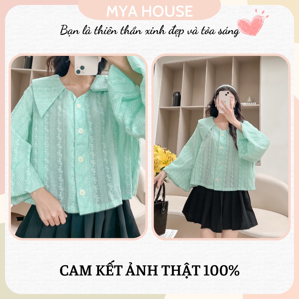 Áo kiểu tay phồng nhiều màu xinh xắn LiLy shirt