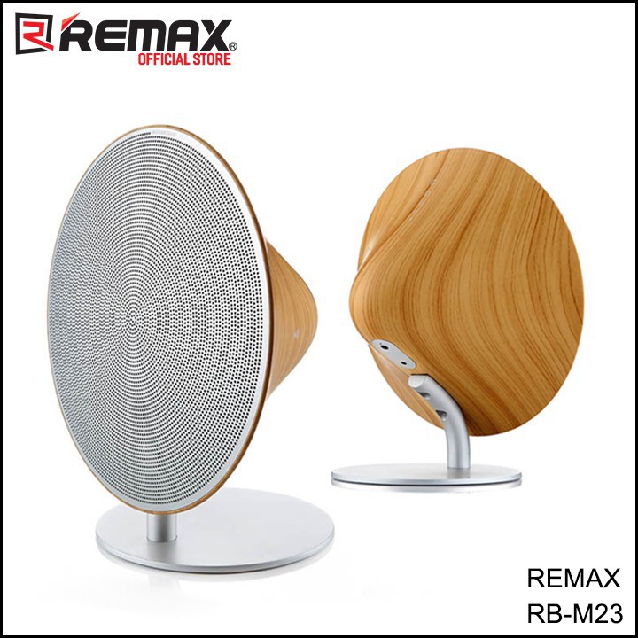 Loa bluetooth để bàn Remax RB-M23 ốp gỗ công suất 3W*2 | Shopee Việt Nam