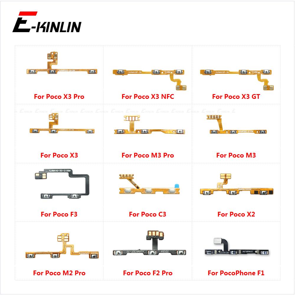 Mạch Nút Âm Lượng Cho Điện Thoại XiaoMi Poco X2 X3 NFC GT C3 M2 M3 F3 F2 Pro Max PocoPhone F1