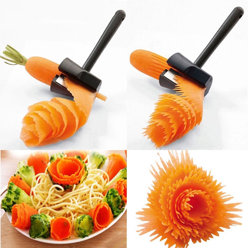 Dụng Cụ Cắt Rau Củ Quả Hình Xoắn Ốc Chất Liệu Abs Và Thép Không Gỉ Tiện ...