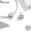 Hạt Xỏ Vòng Tay Bamoer BSC317 Bằng Bạc 925 Kiểu Trái Tim Họa Tiết Bàn Tay Cầu Nguyện Để Làm Trang Sức DIY