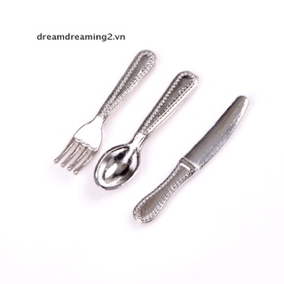 Bộ 12 Dao Và Nĩa Cho Nhà Búp Bê