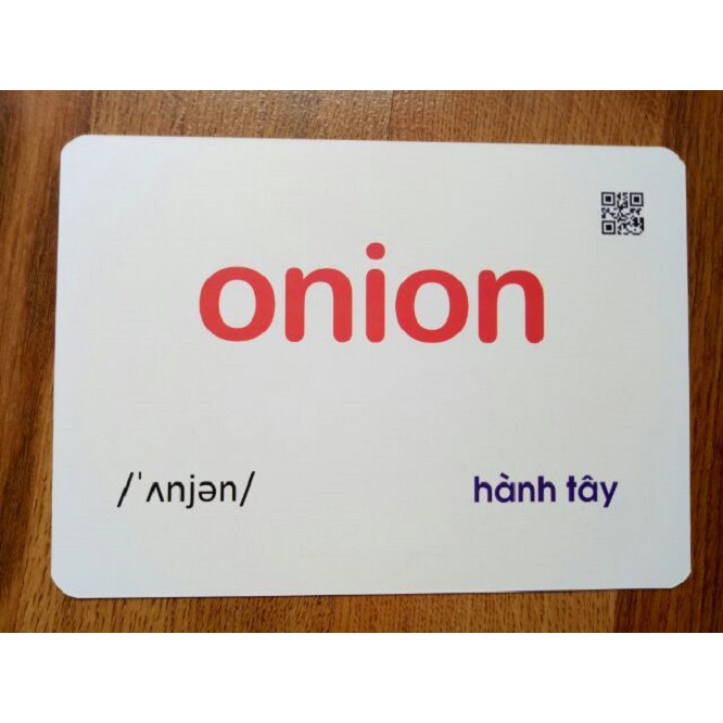 Flashcard - Dạy Trẻ Theo Phương Pháp Glenn Doman – Rau củ quả - MCBooks