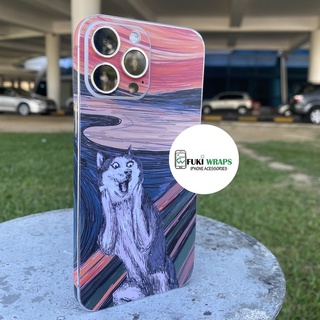 Tấm dán Skin Mặt Sau Hình Sói FULL VIỀN Dành Cho 13prm , 12prm , 11prm , x , xsm , ip11 , ip12 , ip13 - FukiShop
