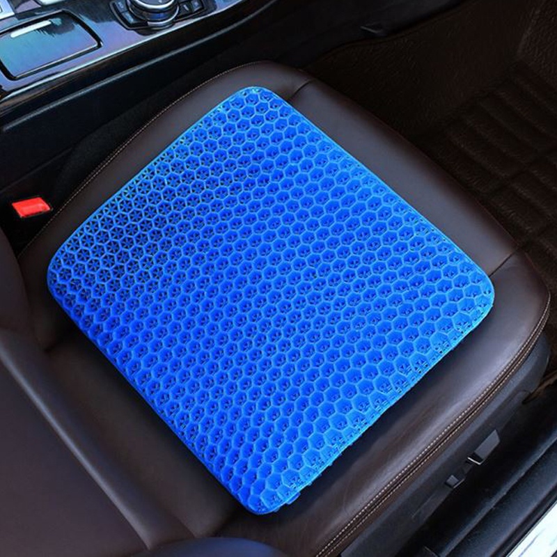 Ảnh Đệm Ngồi 3d Silicon 2 Lớp Tổ Ong Lót Ghế Thoáng Khí Chống Đau Mỏi Lưng Dododios 4
