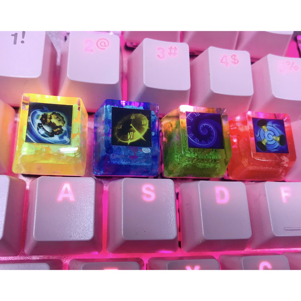 Set 4 Keycap skill Liên Minh xuyên led (order) - Keycaps LOL trang trí ...