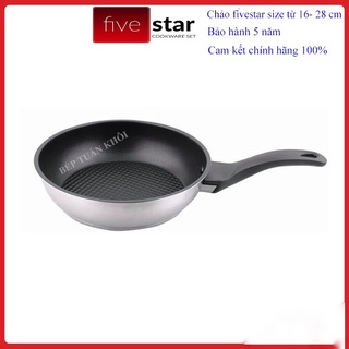 Chảo chống dính bếp từ 3 đáy Fivestar cao cấp dùng được cho tất cả loại bếp