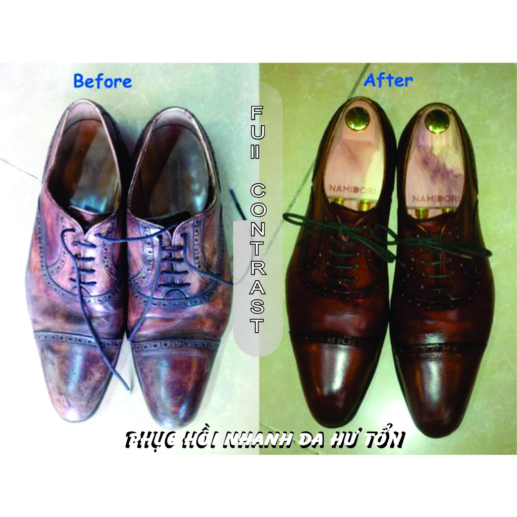 [FREE SHIP] Phục Hồi Da Full Contrast - Vệ Sinh Giày Da-Túi Xách