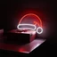 Đèn Led Neon Trang Trí Hình Mũ Giáng Sinh - Đèn Trang Trí Noel