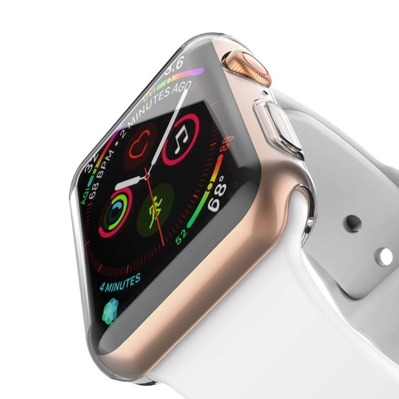 Bảo Vệ Màn Hình Cho Đồng Hồ Trong Suốt 46MM 49MM 45mm 41mm 44MM 40MM Full TPU Trong Suốt 42mm 38MM iwatch Series 11 10 9 7 SE 6 5 4