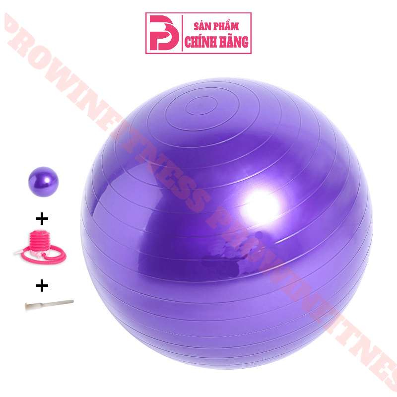 Ảnh Bóng tập Yoga tập gym massage cao cấp có bơm bóng chống nổ Prowin Fitness 3