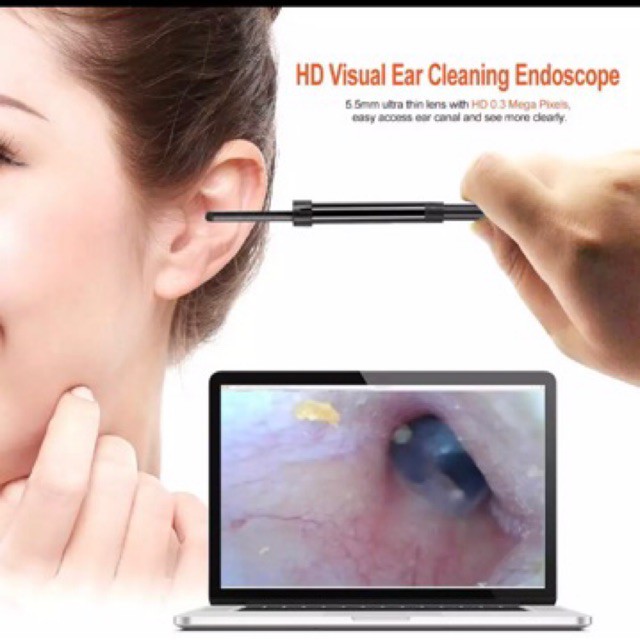 Camera nội soi mini USB kèm cây lấy ráy tai | Shopee Việt Nam