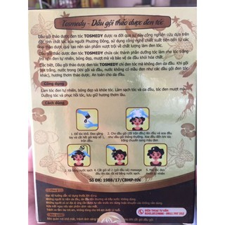 nhuộm đen Tosmedy