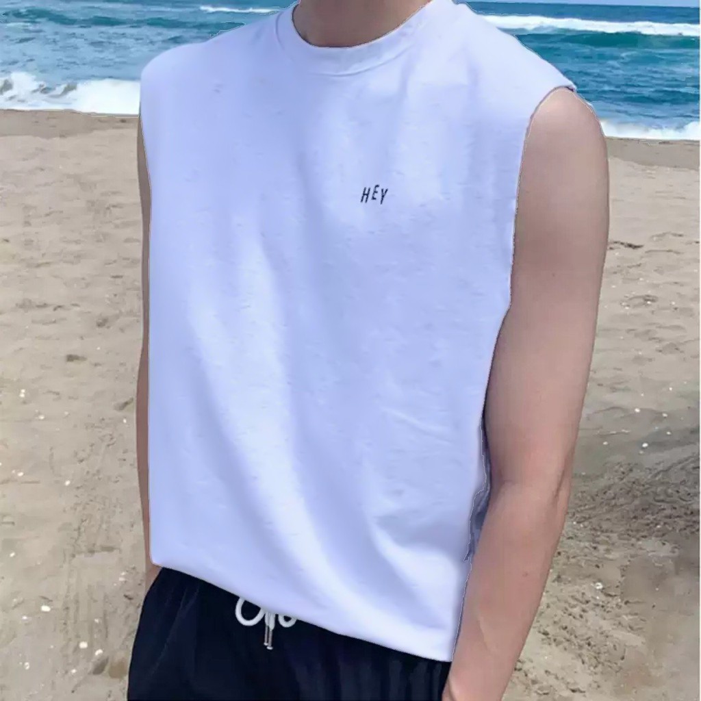 Áo thun Tanktop Cổ tròn HEY Localbrand ICVCVNI Unisex