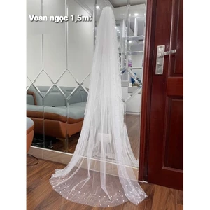 von ngọc đính hạt xung quang(1,5m và 2m)