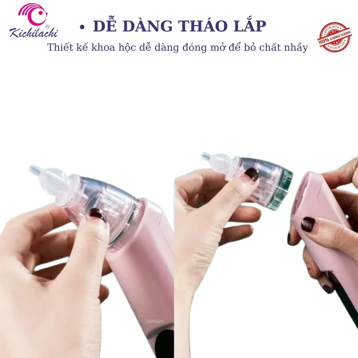 Máy hút mũi cho bé sơ sinh bằng điện kichilachi, dụng cụ hút mũi cho trẻ em phụ kiện hút mũi SAMBABY – 4