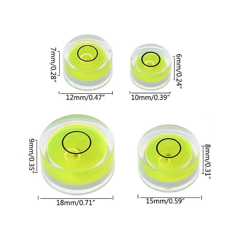 Bộ 5 dụng cụ đo độ cân bằng cỡ nhỏ hình tròn tiện lợi