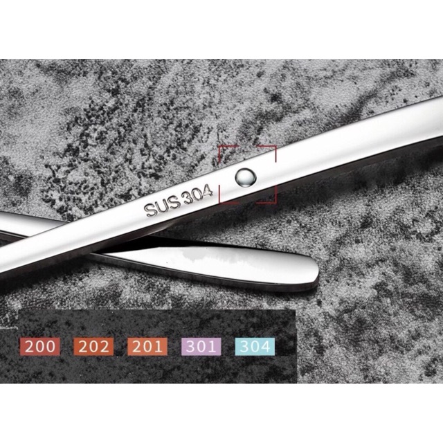 Thìa Muỗng Inox 304 Cán Dài Kiểu Dáng Hàn Quốc Cao Cấp Ăn Cơm - M22