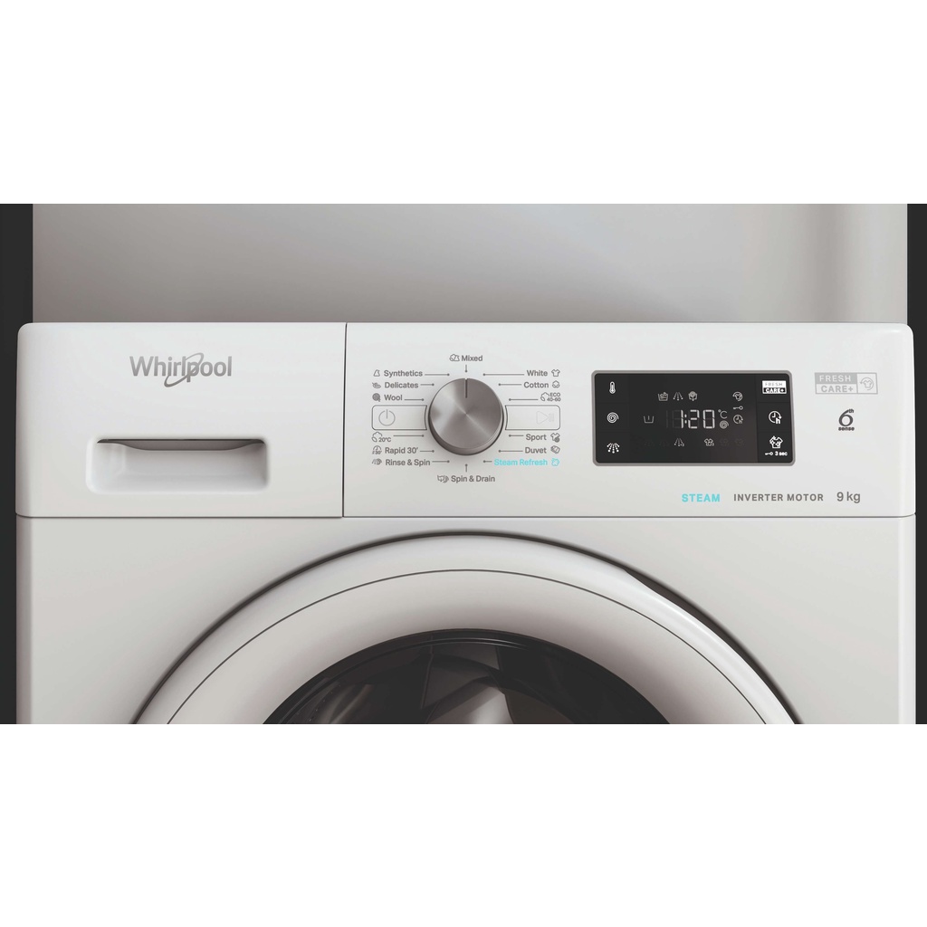 Ảnh Máy giặt Whirlpool cửa trước FreshCare + 9kg FFB 9458 WV EE - Bảo Hành 2 Năm 4