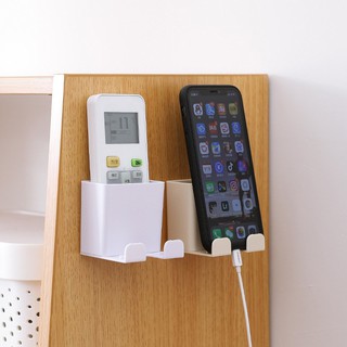 Giá kệ đựng remote điều khiển, hộp để điện thoại khi sạc dán tường đa năng C89