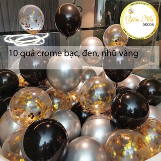 Mix 10 bóng trang trí sinh nhật, trang trí tiệc cưới siêu đẹp, Yến Nhi Shop