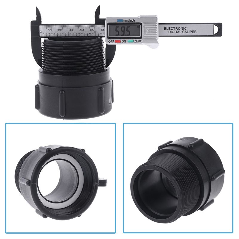HIk Heavy Duty IBC-Tank Adapter S60x6 Nữ Mông x 2 Nam NPT Adapter