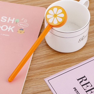 3 Bút Nước Mực Đen Hoa Quả Hình Hoa - Thỏ Hồng VPP