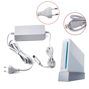 Bộ sạc nguồn tường gia đình AC 100-240V cho điều khiển tay cầm chơi game Wii N