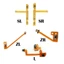 YRBWD -Con Flex Cable Membrane Button ZR ZL L SL SR cho Nintend Switch