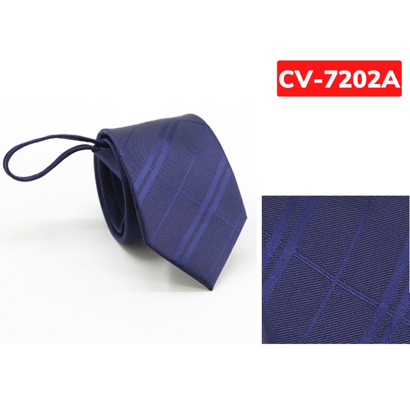 Cavat Nam bản 7cm thắt sẵn, Cravat cao cấp, Calavat chú rể, Cà vạt công ...
