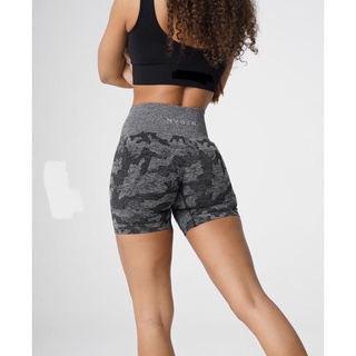 Quần ngắn thể thao tập gym,yoga nữ nvgtn Camo chất thun dệt kim dày dặn co giãn thấm hút tốt (camo)