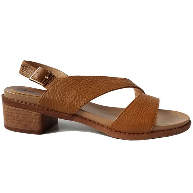 Giày sandal cao gót nữ da bò BIGGBEN Cao Cấp HKD043