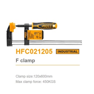 ĐỒ NGHỀ INGCO Kẹp gỗ chữ F HFC021205 - HFC021203 (Cam kết Chính Hãng 100%)