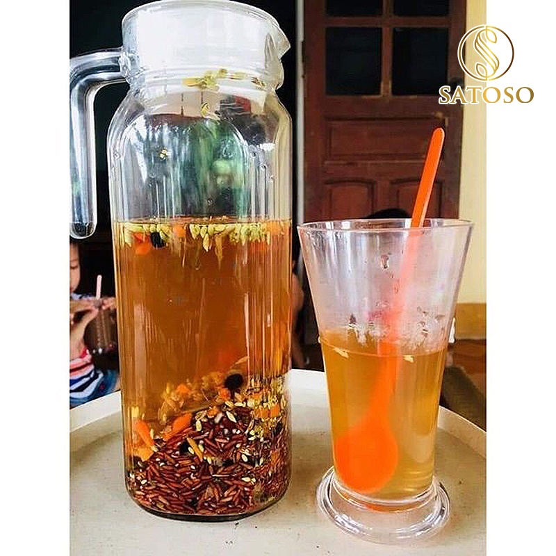 Trà Gạo Lứt Mix Vị Satoso 500G Rang Sẵn Thơm Ngon - Trà Gạo Lứt Mix Vị Satoso 500G Rang Sẵn Thơm Ngon