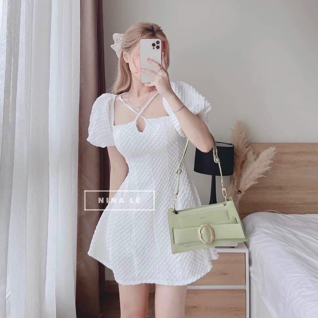Đầm Mini Dáng Xòe Lấp Lánh Mayu Dress