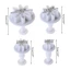 Cc 4 Khuôn Làm Bánh Nhựa Daisy Bộ Dụng Cụ Cắt Bánh Quy Sô Cô La Fondant Trang Trí Dụng Cụ