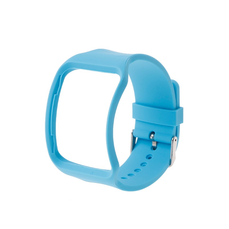 H.S.V✺Thay thế dây đeo cổ tay bằng silicon cho đồng hồ thông minh Samsung Galaxy Gear S SM-R750