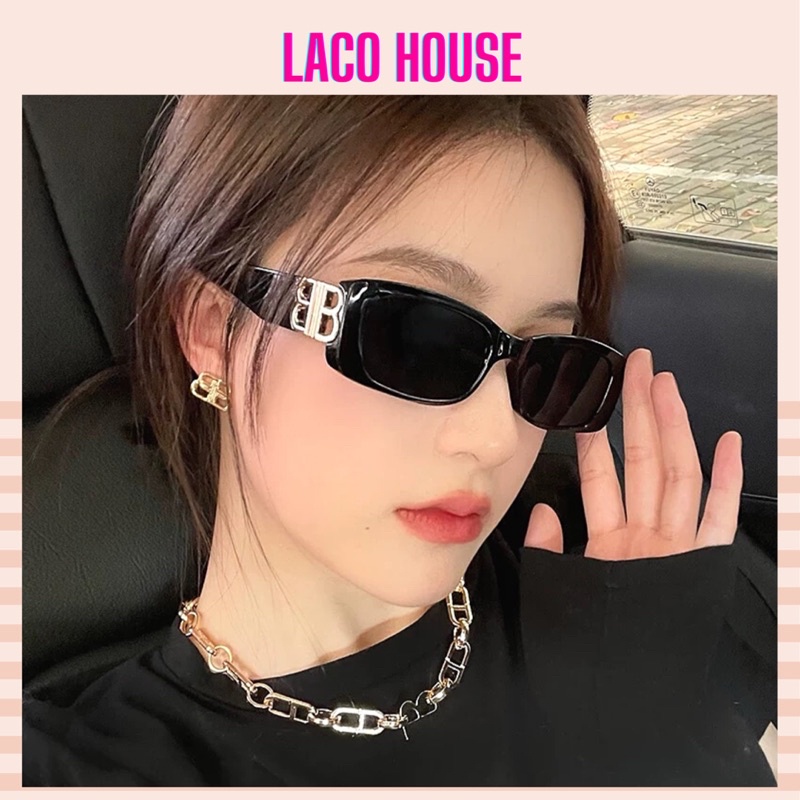 Kính râm Kính mát gọng vuông BG dành cho nam và nữ J118 | Shopee Việt Nam