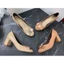 Giày cao gót nữ 5 phân mũi tròn gót vuông Annmodels da mềm gắn nơ F _029FHỖ TRỢ ĐỔI SIZE ]
