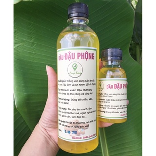 Dầu Đậu Phộng LengKengFarm Bình Định (Dầu Lạc) - Đậu Phộng Sẻ Ta Thơm Giàu Dinh Dưỡng - Dầu Thực Vậtt