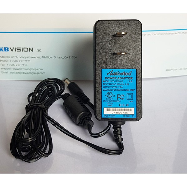Nguồn camera 12V2A Actiontec loại tốt, có đèn led cảnh báo | Shopee ...